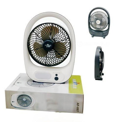 Ventilateur portable 8" avec lumière, USB