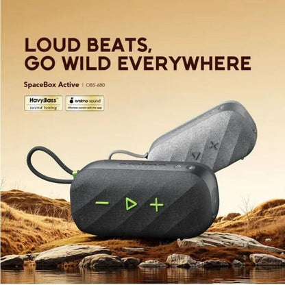 Oraimo SpaceBox Active 25W Powerful Sound Wireless Speaker – IP55 Waterproof & Upto 14H Playtime