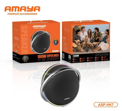 AMAYA ASP-HK7 – Enceinte Bluetooth 100W Super Bass