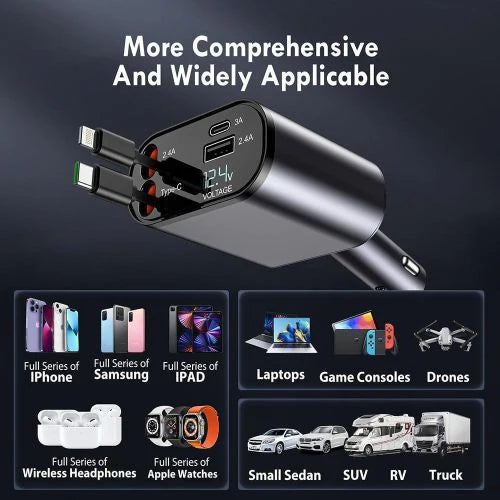 Le chargeur rétractable
