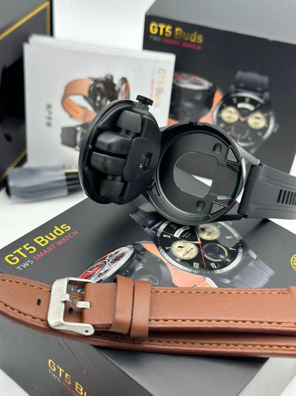 GT5 Buds – Smart Watch & Écouteurs 2-en-1